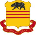 Coat of arms (crest) of 308th Cavalry Regiment, US Army