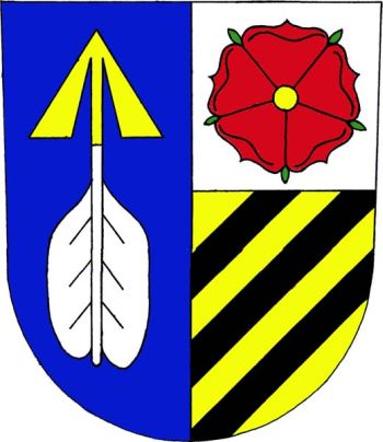 Arms (crest) of Kamenný Újezd (České Budějovice)