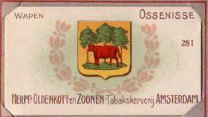 Wapen van Ossenisse/Coat of arms (crest) of Ossenisse