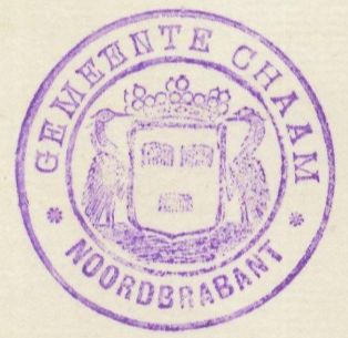 Wapen van Chaam/Coat of arms (crest) of Chaam