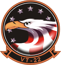 Coat of arms (crest) of the VT-22 Golden Eagles, US Navy