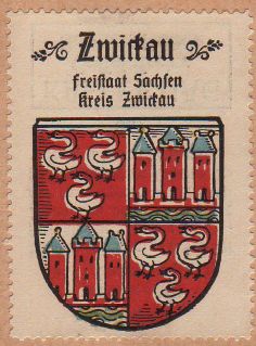 Wappen von Zwickau/Coat of arms (crest) of Zwickau