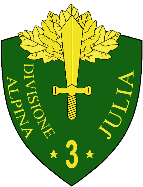 File:3rd Alpine Division Julia, Italian Army.png