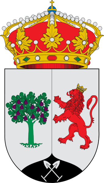 Escudo de Ahigal (Cáceres)/Arms (crest) of Ahigal (Cáceres)