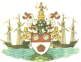 Arms (crest) of Southampton (England)