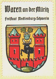 Wappen von Waren (Müritz)/Coat of arms (crest) of Waren (Müritz)