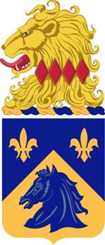 Coat of arms (crest) of the 102nd (formerly 117th) Cavalry Regiment, New Jersey Army National Guard