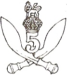 Coat of arms (crest) of 5th Gorkha Rifles (Frontier Force), Indian Army
