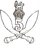 Arms (crest) of 5th Gorkha Rifles (Frontier Force), Indian Army