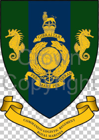 Coat of arms (crest) of Commando Logistic Regiment, RM