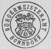 Siegel von Bonndorf im Schwarzwald