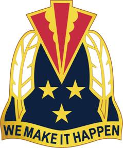 Coat of arms (crest) of 326th Replacement Battalion, US Army