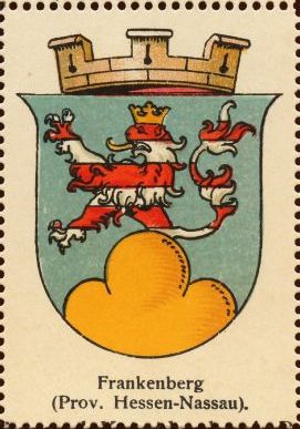 Wappen von Frankenberg/Coat of arms (crest) of Frankenberg