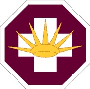 Coat of arms (crest) of 8th Medical Brigade, US Army