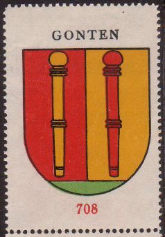 Wappen von/Blason de Gonten