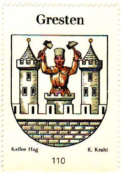 Wappen von Gresten/Coat of arms (crest) of Gresten