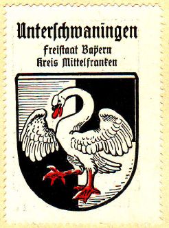 Wappen von Unterschwaningen