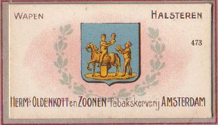 Wapen van Halsteren/Coat of arms (crest) of Halsteren