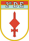 Coat of arms (crest) of the 2nd Army Division - President Costa e Silva Division, Brazilian Army