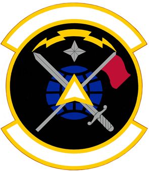 Coat of arms (crest) of the 32nd Combat Communications Squadron, US Air Force