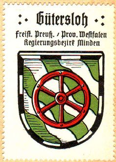 Wappen von Gütersloh/Coat of arms (crest) of Gütersloh
