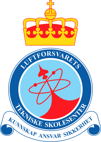 Coat of arms (crest) of the Air Force Technical School Centre, Norwegian Air Force