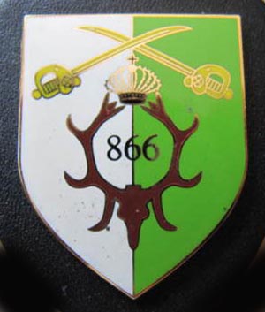 Coat of arms (crest) of the Field Replacement Battalion 866, German Army