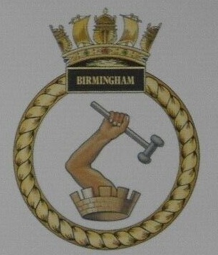 Coat of arms (crest) of the HMS Birmingham, Royal Navy