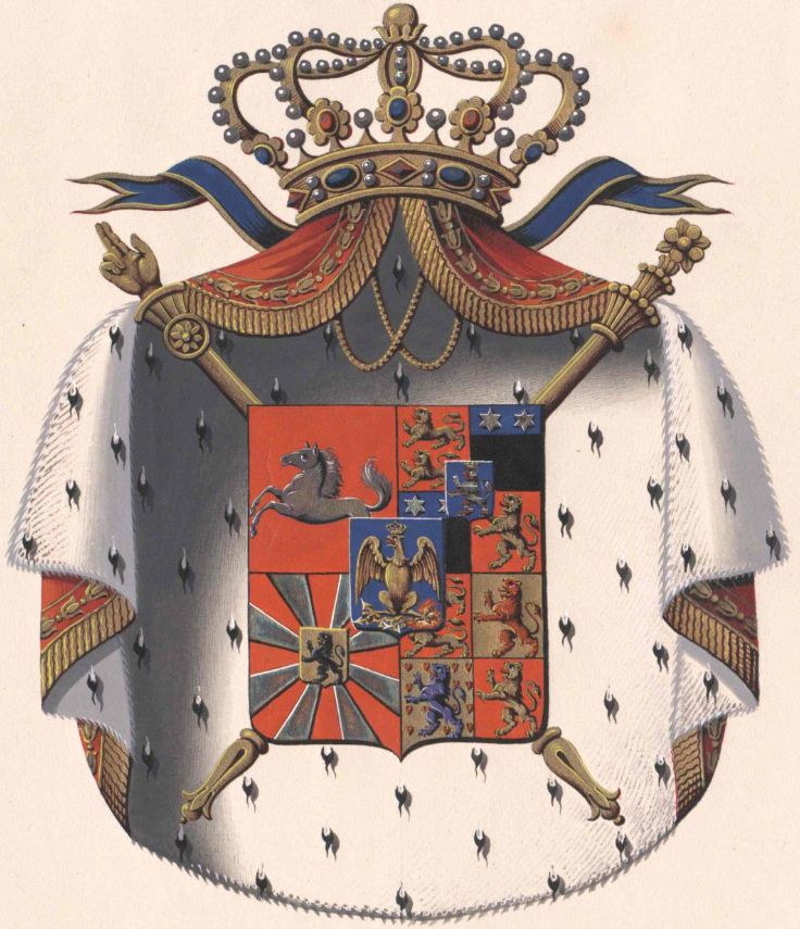 Wappen von Kingdom of Westfalen (Coat of arms (crest) of Kingdom of  Westfalen)