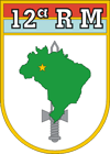 Coat of arms (crest) of the 12th Military Region - Mendonça Furtado Region, Brazilian Army