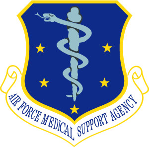 Coat of arms (crest) of the Air Force Medical Support Agency, US Air Force