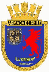 Coat of arms (crest) of the Coastal Patrol Vessel Concepción (LSG-1611), Chilean Navy