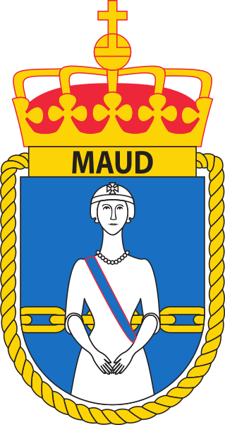 Coat of arms (crest) of the Replenishment Oiler KNM Maud, Norwegian Navy