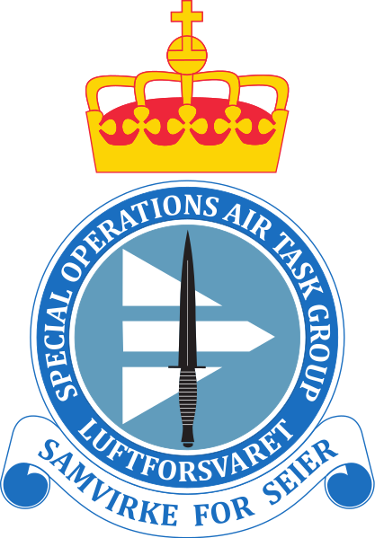 Coat of arms (crest) of the Special Operations Air Task Group, Norwegian Air Force