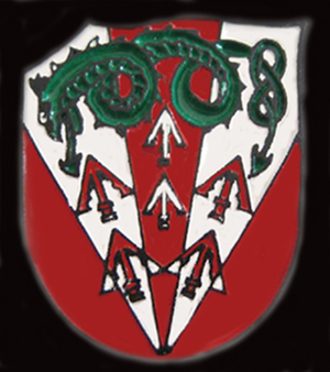 Coat of arms (crest) of the Field Artillery Battalion 645, German Army