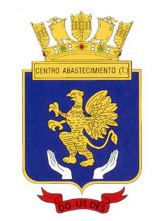 Coat of arms (crest) of the Talcahuano Supply Centre, Chilean Navy