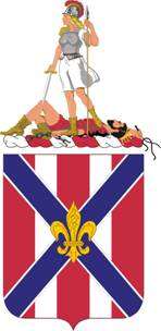 Coat of arms (crest) of 111th Field Artillery Regiment, Virginia Army National Guard