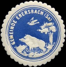 Seal of Ebersbach (Sachsen)