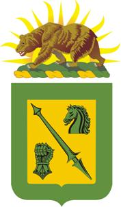 Coat of arms (crest) of 18th Cavalry Regiment, California Army National Guard