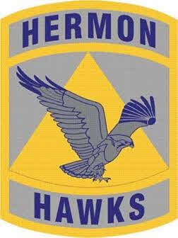 Coat of arms (crest) of Hermon High School Junior Reserve Officer Training Corps, US Army