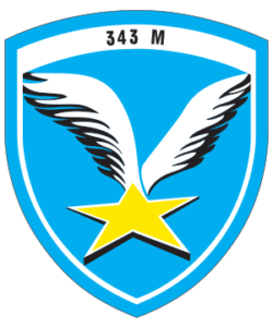 Coat of arms (crest) of the 343rd Squadron, Hellenic Air Force