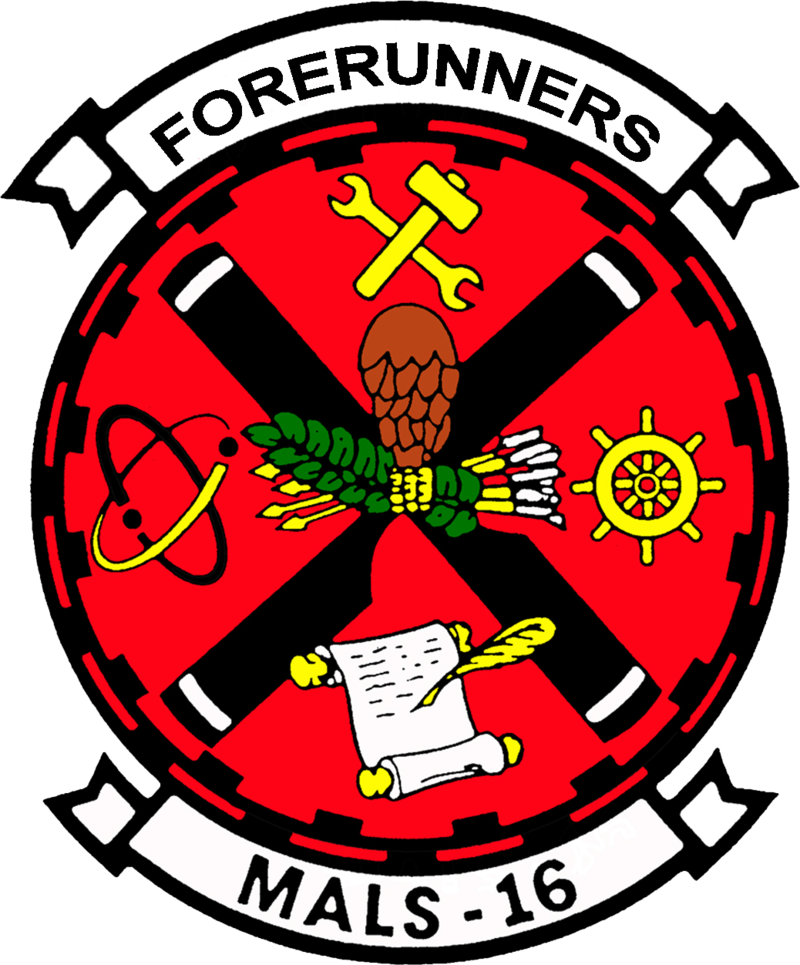 Coat of arms (crest) of MALS-16 Forerunners, USMC