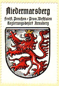 Wappen von Niedermarsberg/Coat of arms (crest) of Niedermarsberg