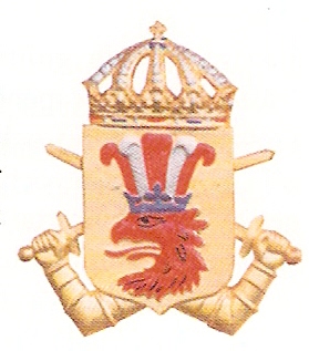 Arms of 6th Armoured Regiment Northern Scania Regiment, Swedish Army