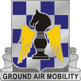 Coat of arms (crest) of 82nd Aviation Regiment, US Army
