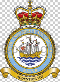 Coat of arms (crest) of the Bristol University Air Squadron, Royal Air Force Volunteer Reserve