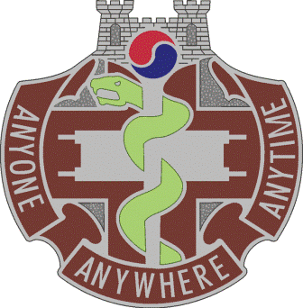 Arms of 421st Medical Battalion, US Army