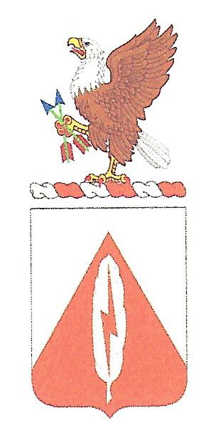 Arms of 501st Signal Battalion, US Army