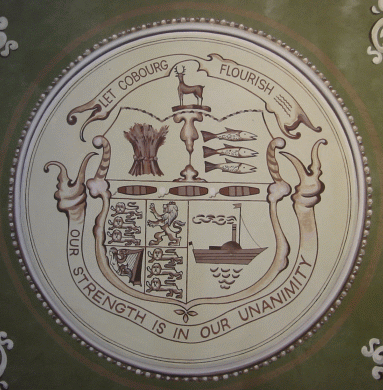 Arms (crest) of Coburg (Ontario)