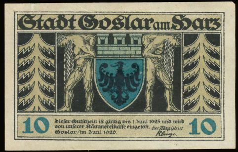 Notgeld von Goslar